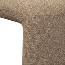Mikhail Boucle Ottoman Bench